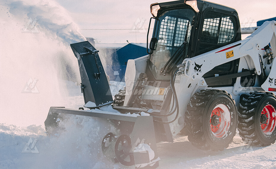 Шнекороторный снегоочиститель Impulse SR1850 на мини-погрузчик New Holland снегоуборщик картинка 495153