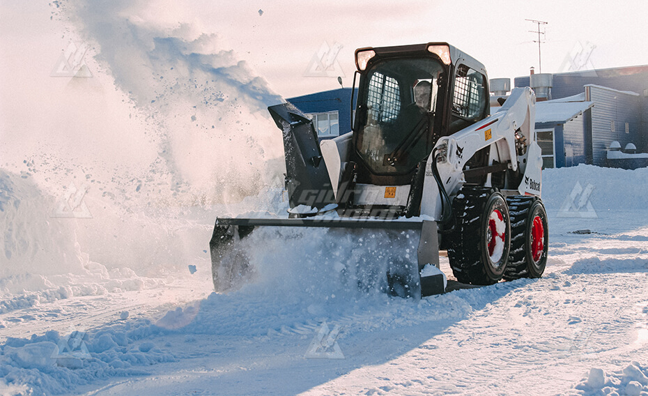 Шнекороторный снегоочиститель Impulse SR1850 на мини-погрузчик New Holland снегоуборщик картинка 495156