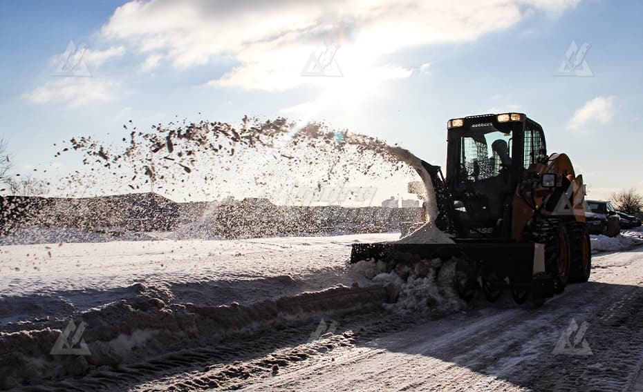 Шнекороторный снегоочиститель Impulse SR2100 на мини-погрузчик New Holland снегоуборщик картинка 641120