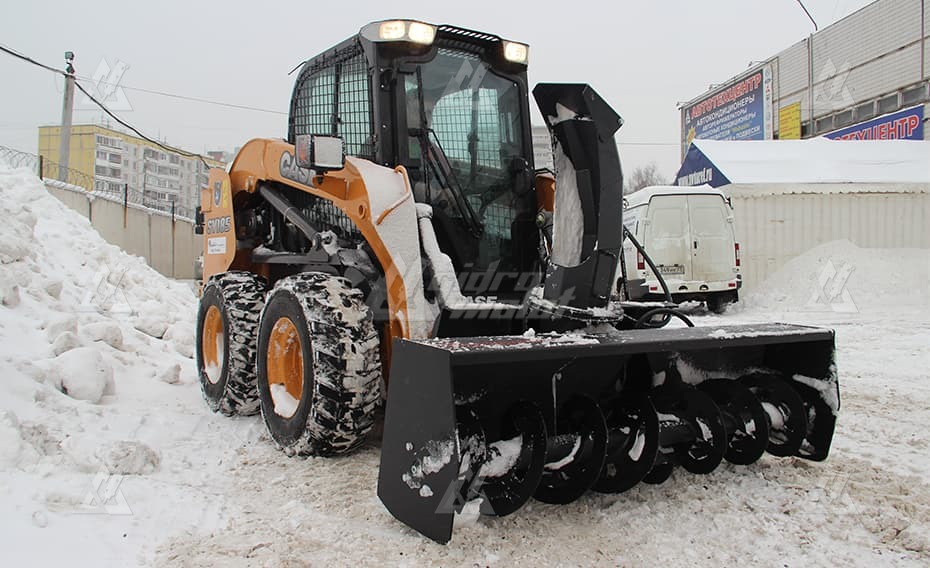 Шнекороторный снегоочиститель Impulse SR2100 на мини-погрузчик New Holland снегоуборщик картинка 641121